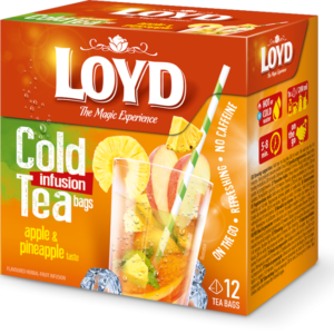 Loyd Cold Infusion Tea Bags with Apple & Pineapple (2.5g x 12 Pyramids)